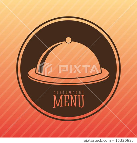 menu design over lineal background vector illustration menu design over lineal background vector illustration 15320653