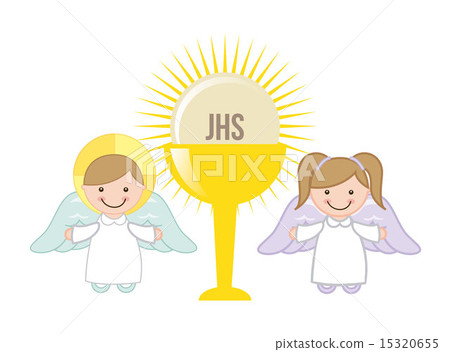 Eucharist design over white background vector illustration Eucharist design over white background vector illustration 15320655