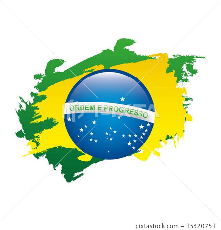 brazil design over white background vector illustration 15320751