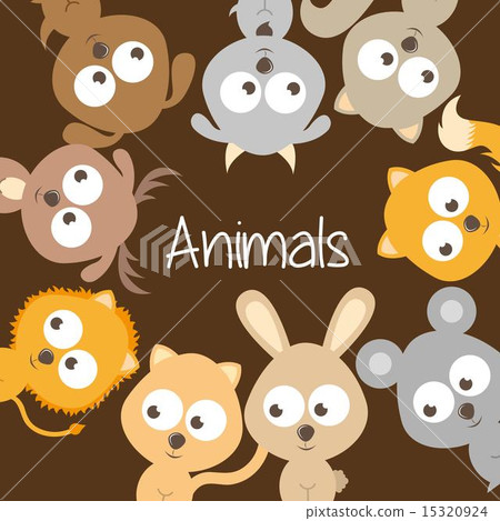 pets design over brown background vector illustration 15320924