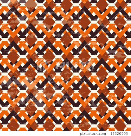 retro label over pattern background vector illustration 15320993