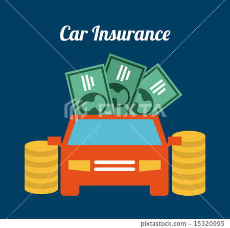 insurance design over blue background vector illustration insurance design over blue background vector illustration 15320995