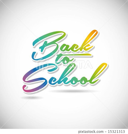 back to school over gray background vector illustration 15321313