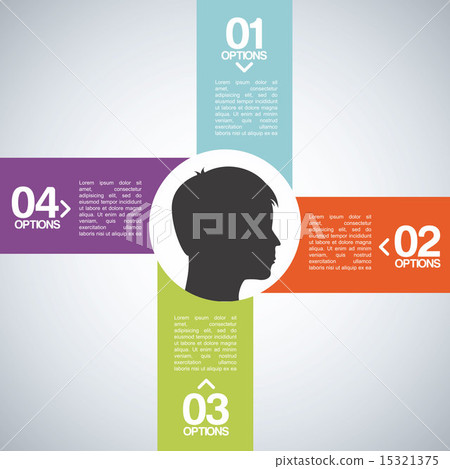 Options chart design over gray background vector illustration Options chart design over gray background vector illustration 15321375