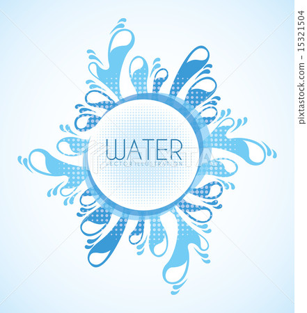 water design over blue background vector illustration water design over blue background vector illustration 15321504