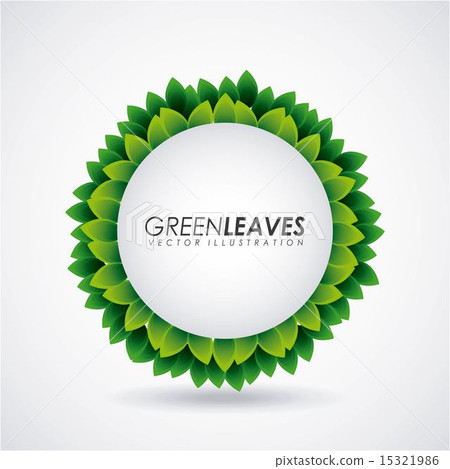 Ecology design over gray background vector illustration Ecology design over gray background vector illustration 15321986