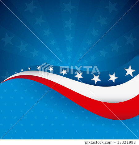 USA design over blue background vector illustration USA design over blue background vector illustration 15321998