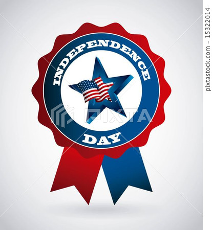 USA design over gray background vector illustration USA design over gray background vector illustration 15322014