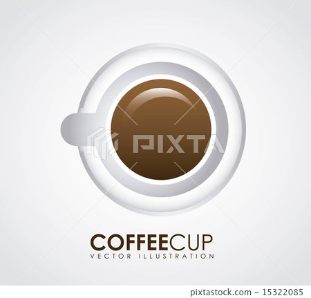 Coffee design over beige background vector illustration Coffee design over beige background vector illustration 15322085