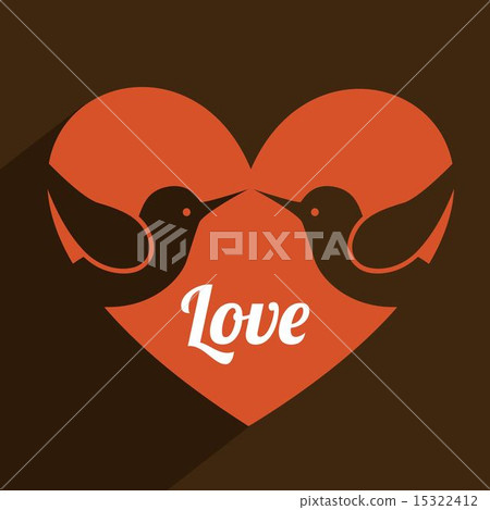 Bird design over brown background vector... - Stock Illustration ...