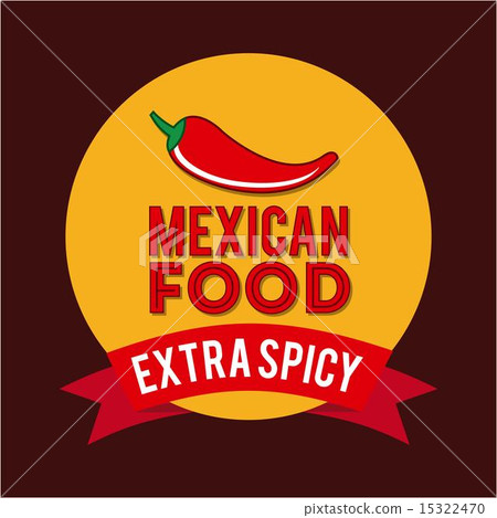 Mexico design over red background vector illustration 15322470