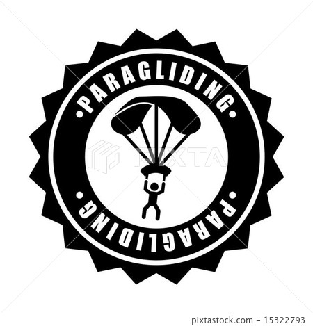 Paragliding design over white background vector illustration Paragliding design over white background vector illustration 15322793