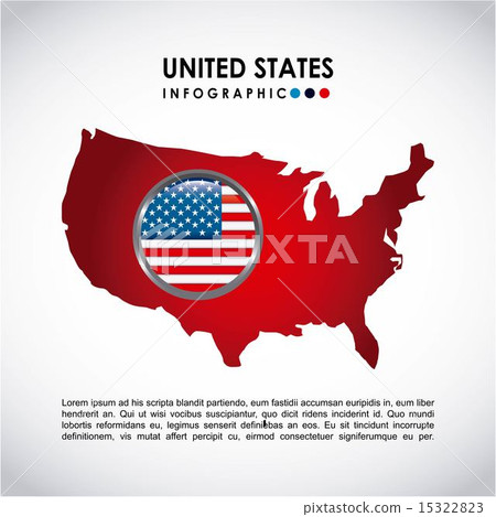 USA design over gray background vector illustration USA design over gray background vector illustration 15322823