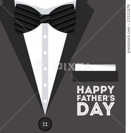 Fathers Day Design Over Black Background Vector Stock Illustration 15322876 Pixta