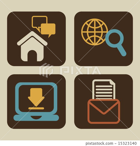 Technology design over beige background vector illustration 15323140