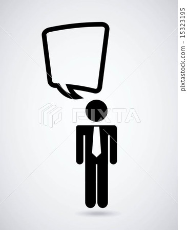 Bubble design over gray background vector illustration 15323195