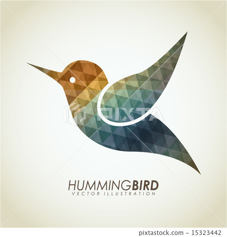 Bird design over beige background vector... - Stock Illustration ...
