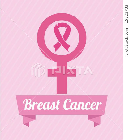 Breast cancer design over pink background vector illustration 15323733