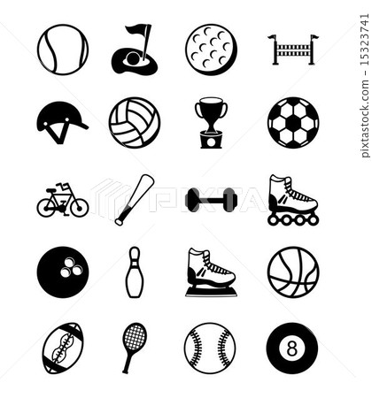 Sport design over white background vector illustration 15323741