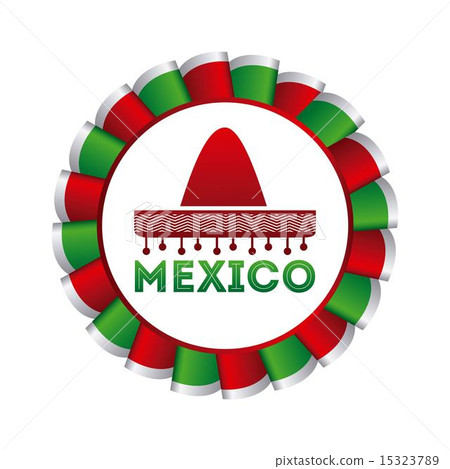 Mexico design over white background vector illustration Mexico design over white background vector illustration 15323789