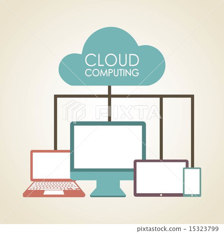 Technology design over beige background vector illustration Technology design over beige background vector illustration 15323799