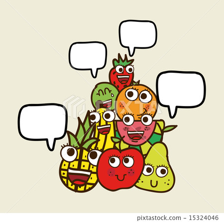 插图素材: fruits design