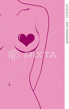 Breast cancer design over pink background vector illustration Breast cancer design over pink background vector illustration 15324121