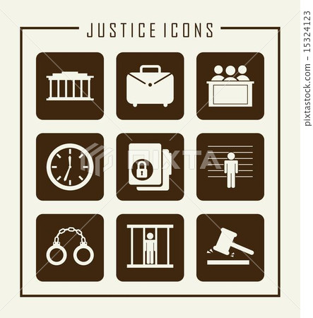 Law design over beige background vector illustration Law design over beige background vector illustration 15324123