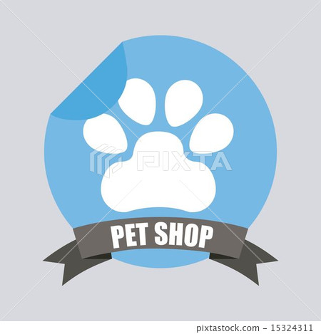 Pet design over gray background vector illustration Pet design over gray background vector illustration 15324311