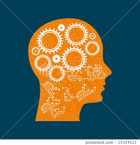 Gears design over blue background vector illustration Gears design over blue background vector illustration 15324321