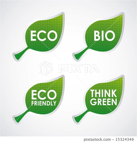 Ecology design over gray background vector illustration Ecology design over gray background vector illustration 15324349
