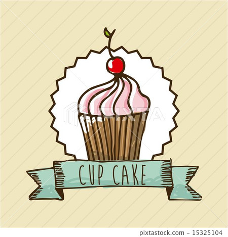 Bakery design over beige background vector illustration 15325104