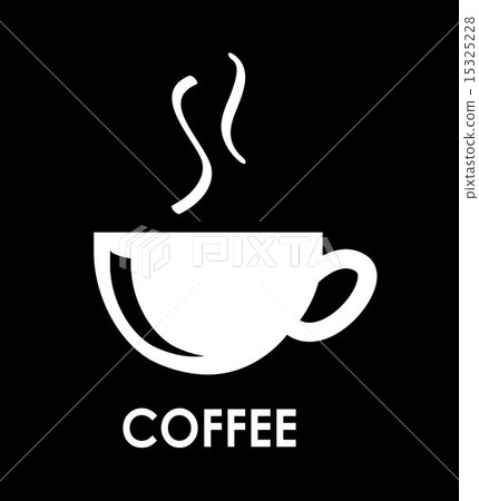 Coffee design over black background vector... - Stock Illustration ...