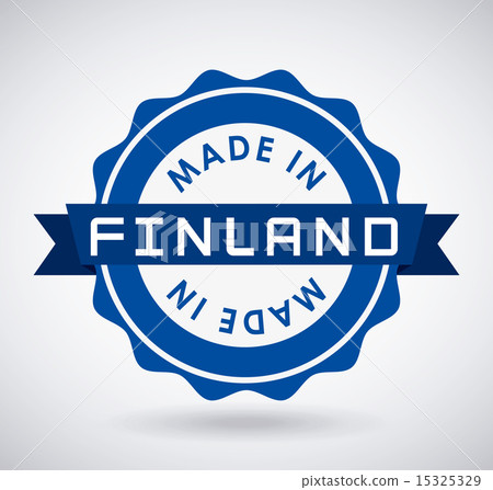 Finland design over white background vector illustration 15325329