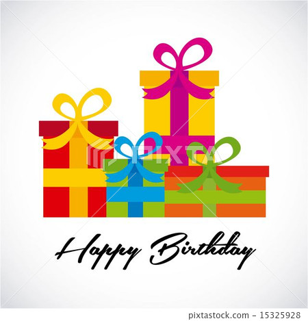 Birthday design over white background vector illustration Birthday design over white background vector illustration 15325928