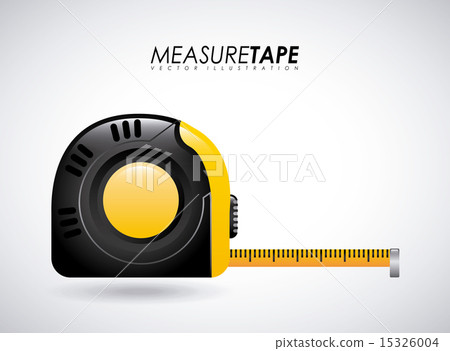 Measure design over gray background vector illustration Measure design over gray background vector illustration 15326004