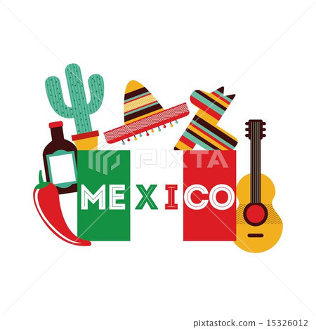 Mexico design over white background vector illustration 15326012
