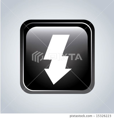 Arrow design over gray background vector illustration 15326223