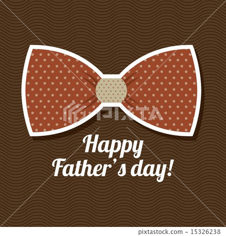Fathers day design over brown background vector illustration 15326238