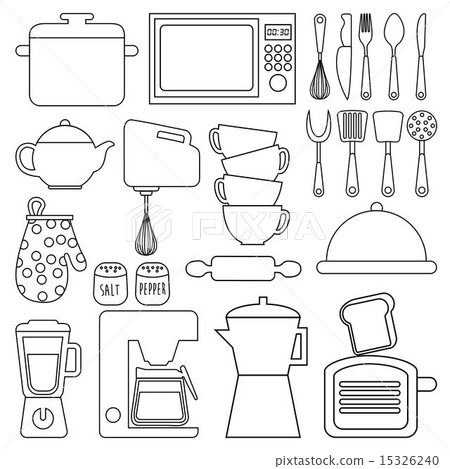 Kitchen design over white background vector illustration 15326240