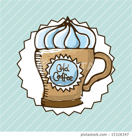 Coffee design over blue background vector illustration Coffee design over blue background vector illustration 15326347