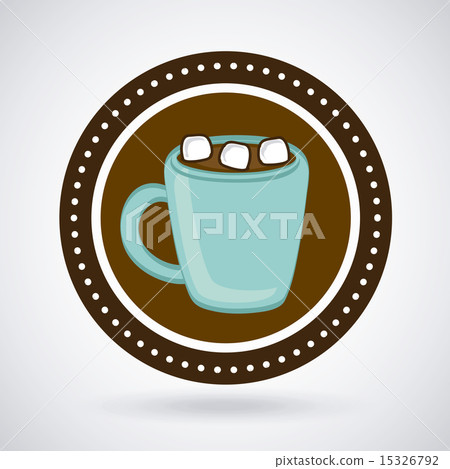 Coffee design over beige background vector illustration Coffee design over beige background vector illustration 15326792