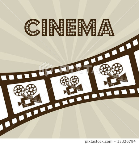 Cinema design over beige background vector illustration Cinema design over beige background vector illustration 15326794