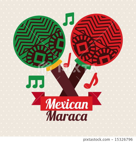Mexico design over beige background vector illustration Mexico design over beige background vector illustration 15326796