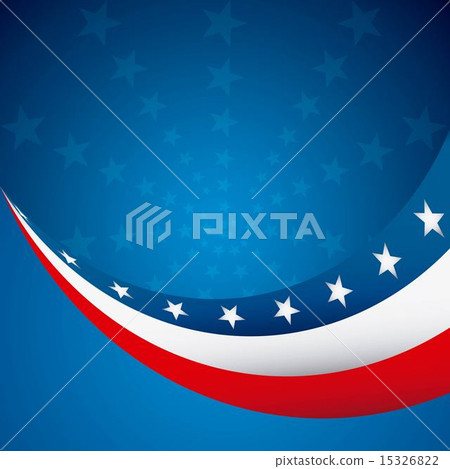 USA design over blue background vector illustration USA design over blue background vector illustration 15326822