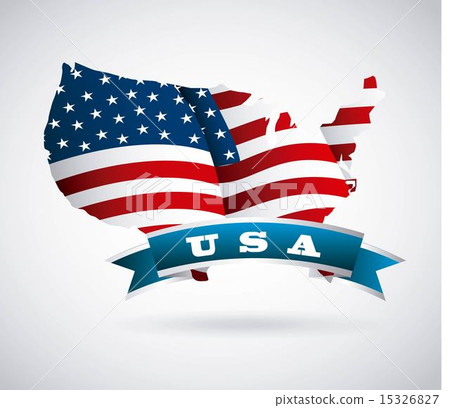 USA design over white background vector illustration USA design over white background vector illustration 15326827