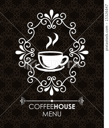 Coffee design over brown background vector illustration Coffee design over brown background vector illustration 15326847