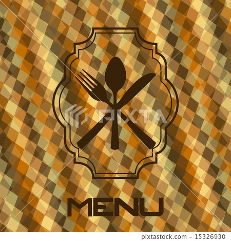 Menu design over abstract background vector illustration Menu design over abstract background vector illustration 15326930