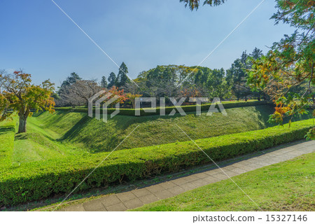 佐倉城堡廢墟角質馬 15327146