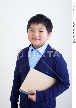 A boy with a note A boy with a note 15327158